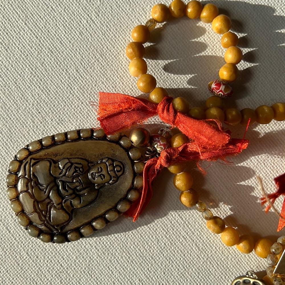 Buddha Carved Jade Pendant #995